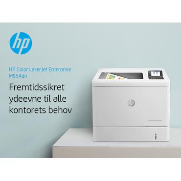 HP Color LaserJet Enterprise LaserJet Enterprise M554dn Farve Printer, Kun ethernet; Dupleks