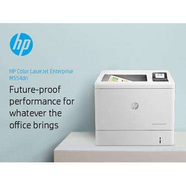 HP Color LaserJet Enterprise LaserJet Enterprise M554dn Farve Printer, Kun ethernet; Dupleks