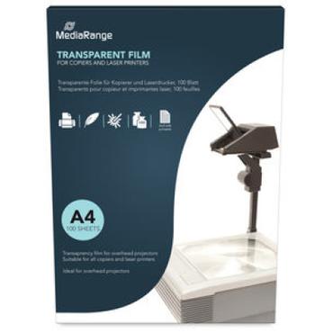MediaRange MRINK160 printfilm Laser A4 (210×297 mm) Transparent 100 ark
