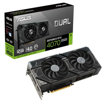 ASUS Dual GeForce RTX 4070 SUPER 12GB Grafikkort - 12GB GDDR6X