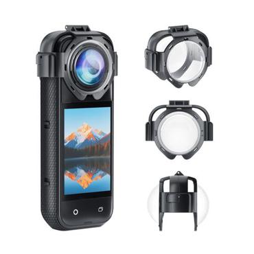 Puluz lens covers for Insta360 X5 camera (snap-on)