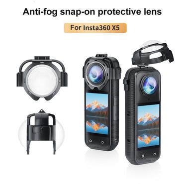 Puluz lens covers for Insta360 X5 camera (snap-on)