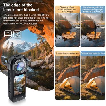 Puluz lens covers for Insta360 X5 camera (snap-on)