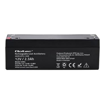 Qoltec 53064 - UPS-batteri - Blysyre - 2,3 Ah