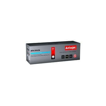 Activejet Tonerpatron ATH-201CN til HP printer, Erstatning HP 201A CF401A; Supreme; 1400 sider; cyan
