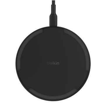 Belkin WIA012HQBK oplader til mobil enhed Smartphone Sort Vekselstrøm Trådløs opladning Hurtig opladning Indendørs