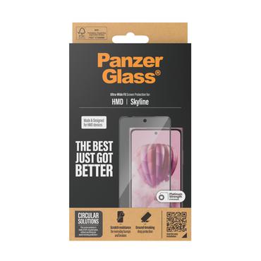 PanzerGlass - sk&auml;rmskydd f&ouml;r mobiltelefon - ultrabred passning