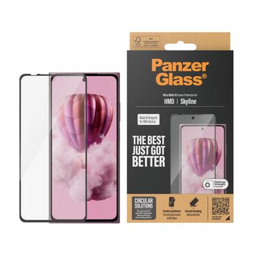 PanzerGlass - sk&auml;rmskydd f&ouml;r mobiltelefon - ultrabred passning