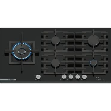 Bosch Serie 8 PRS9A6H40 kogeplade Sort Indbygget 90 cm Gaskomfur 5 zone(s)