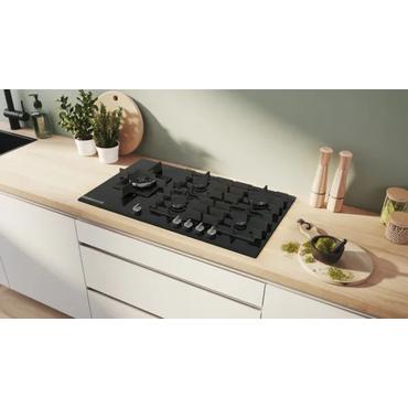 Bosch Serie 8 PRS9A6H40 kogeplade Sort Indbygget 90 cm Gaskomfur 5 zone(s)
