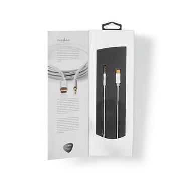 USB-Adapter- USB 2.0- USB-Typ-C Stecker- 3.5 mm- 1.00 m- rund- (CCTB65940AL10)