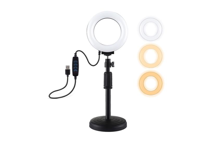 Puluz Lampa pierścieniowa LED z regulowaną podstawką PU391