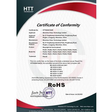 Puluz Lampa pierścieniowa LED z regulowaną podstawką PU391