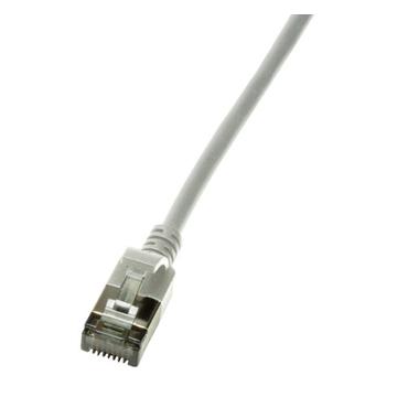Cable Logilink Patch Cat.6a tpe SlimLine 0,3m grey