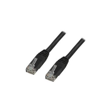 DELTACO patchkabel - 10 m - sort