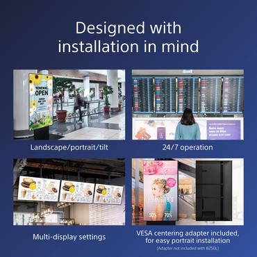 Sony Bravia Professional Displays FW-55BZ40L BZ40L Series