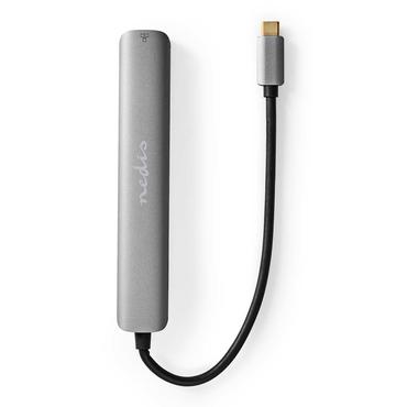 Nedis CCBW64230AT02 dockingstation USB 3.2 Gen 1 (3.1 Gen 1) Type-C Anthracit