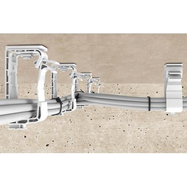 Fischer 543925 kabelsamler Nylon Gr&oslash;n 100 stk