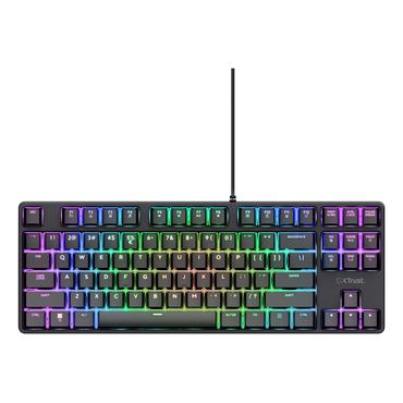 Trust 26135 tastatur Spil USB QWERTZ Tysk Sort