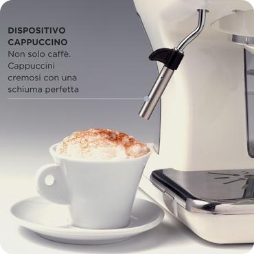 Ariete 1389 Vintage - kaffemaskin med mj&ouml;lkskummare - 15 bar - gr&ouml;n