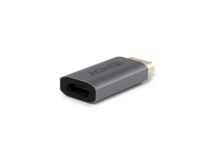 Lindy 41095 kabel kønsskifter DisplayPort HDMI Type A Grå