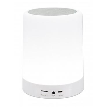 Manhattan 165259 B&aelig;rbare h&oslash;jttalere og festh&oslash;jttalere B&aelig;rbar mono h&oslash;jttaler Hvid 3 W