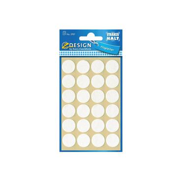 Avery Filtpuder selvklæbende 1mm tyk Ø18mm (24 stk)