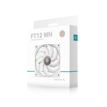 DeepCool FT12 WH Computerkabinet Ventilator 12 cm Hvid 1 stk