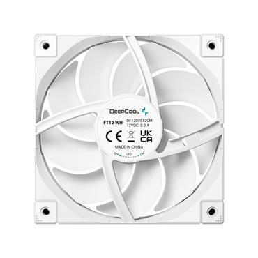 DeepCool FT12 WH Computerkabinet Ventilator 12 cm Hvid 1 stk