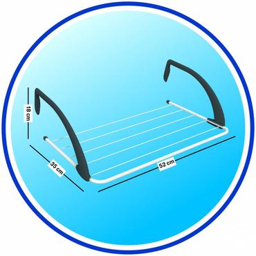 Vileda 157334 Vedh&aelig;ftningsstativ Sort, Hvid