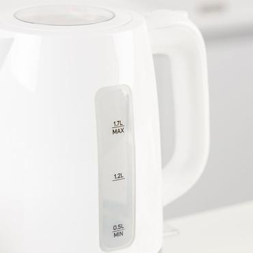 Taurus Aroa elkedel 1,7 L 2200 W S&oslash;lv, Hvid