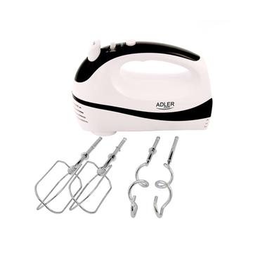 Adler AD 4205 b Håndmixer 300 W Sort, Hvid