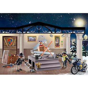 Playmobil Christmas Policja: Kradzież w muzeum Kalendarz adwentowy 71347