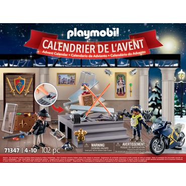 Playmobil Christmas Policja: Kradzież w muzeum Kalendarz adwentowy 71347