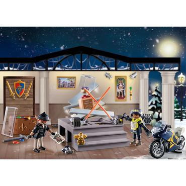 Playmobil Christmas Policja: Kradzież w muzeum Kalendarz adwentowy 71347