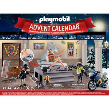 Playmobil Christmas Policja: Kradzież w muzeum Kalendarz adwentowy 71347