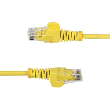 StarTech.com 3m Yellow Slim CAT6 Ethernet Cable, Snagless, 28AWG, LSZH - patch-kabel - 3 m - gul