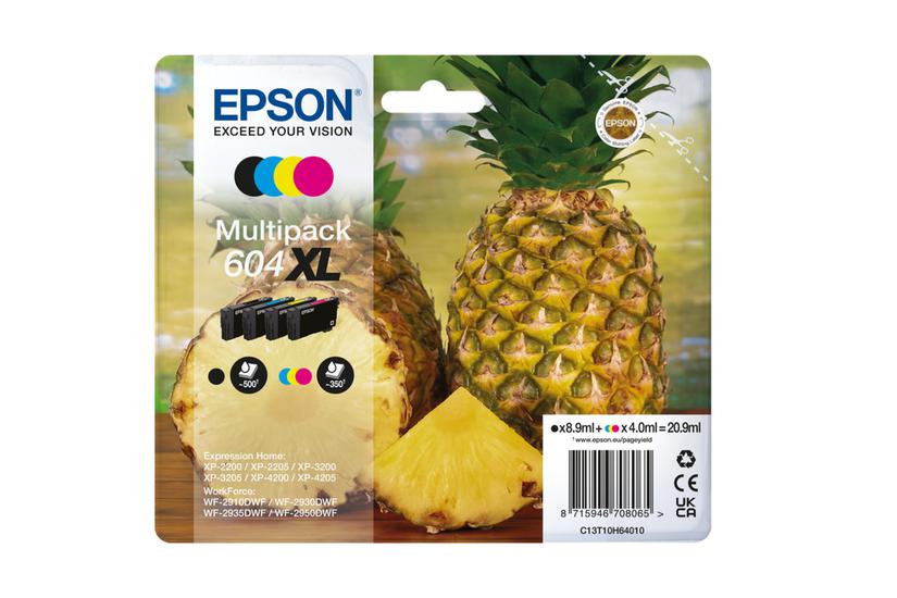 Epson 604XL Multipack - 4-pack - XL - svart, cyan, magenta, gul - original - bl&auml;ckpatron