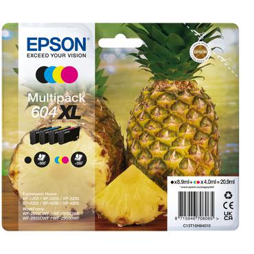 Epson 604XL Multipack - 4-pack - XL - svart, cyan, magenta, gul - original - bl&auml;ckpatron