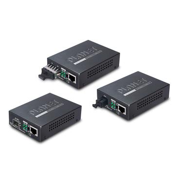 PLANET GT-806A15 netværksomformer til medie 2000 Mbit/s 1310 nm Sort