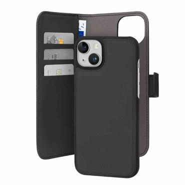 PURO Wallet Detachable - Etui 2w1 iPhone 15 Plus (czarny)