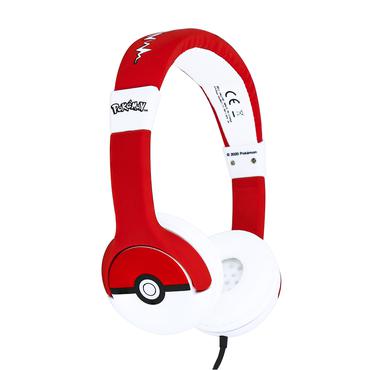OTL Technologies Pokémon Pokéball Hovedtelefoner Ledningsført Headset Musik Rød