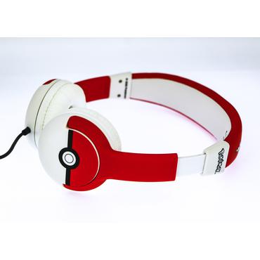 OTL Technologies Pokémon Pokéball Hovedtelefoner Ledningsført Headset Musik Rød