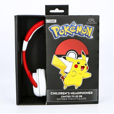 OTL Technologies Pokémon Pokéball Hovedtelefoner Ledningsført Headset Musik Rød
