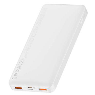 Powerbank Baseus Bipow 10000mAh, 2xUSB, USB-C, 20W (biały)
