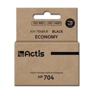 Actis KH-704BKR bl&aelig;k (erstatning HP 704 CN692AE; Standard; 15 ml; sort)