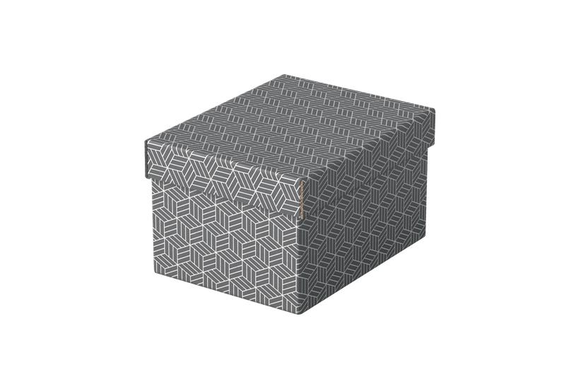 Esselte Home - opbevaringsboks - gr&aring; (pakke med 3)