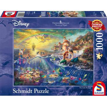 Schmidt Games Puzzle Thomas Kinkade: Disney Ariel