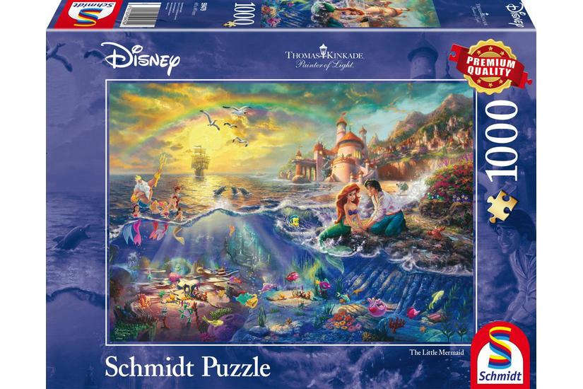 Schmidt Games Puzzle Thomas Kinkade: Disney Ariel