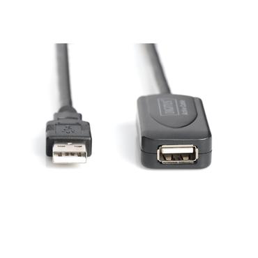 DIGITUS USB 2.0 Repeater Cable DA-73102 - USB-f&ouml;rl&auml;ngningskabel - USB till USB - 20 m